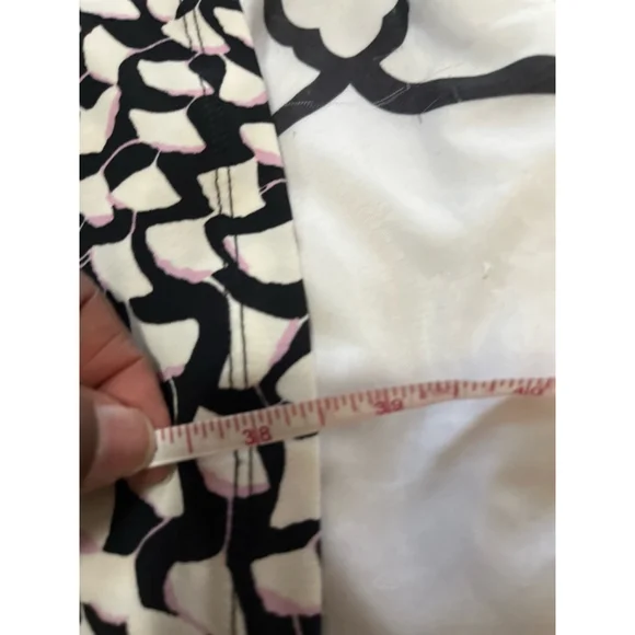 EUC Women's Ann Taylor Factory Dress Size 6 Black White Sleeveless - Picture 7 of 8